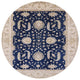 Ahgly Company Indoor Round Mid-Century Modern Area Rugs, 4' Round