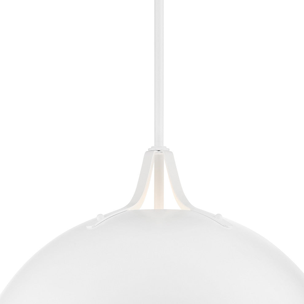 Soto 3-Light White Pendant