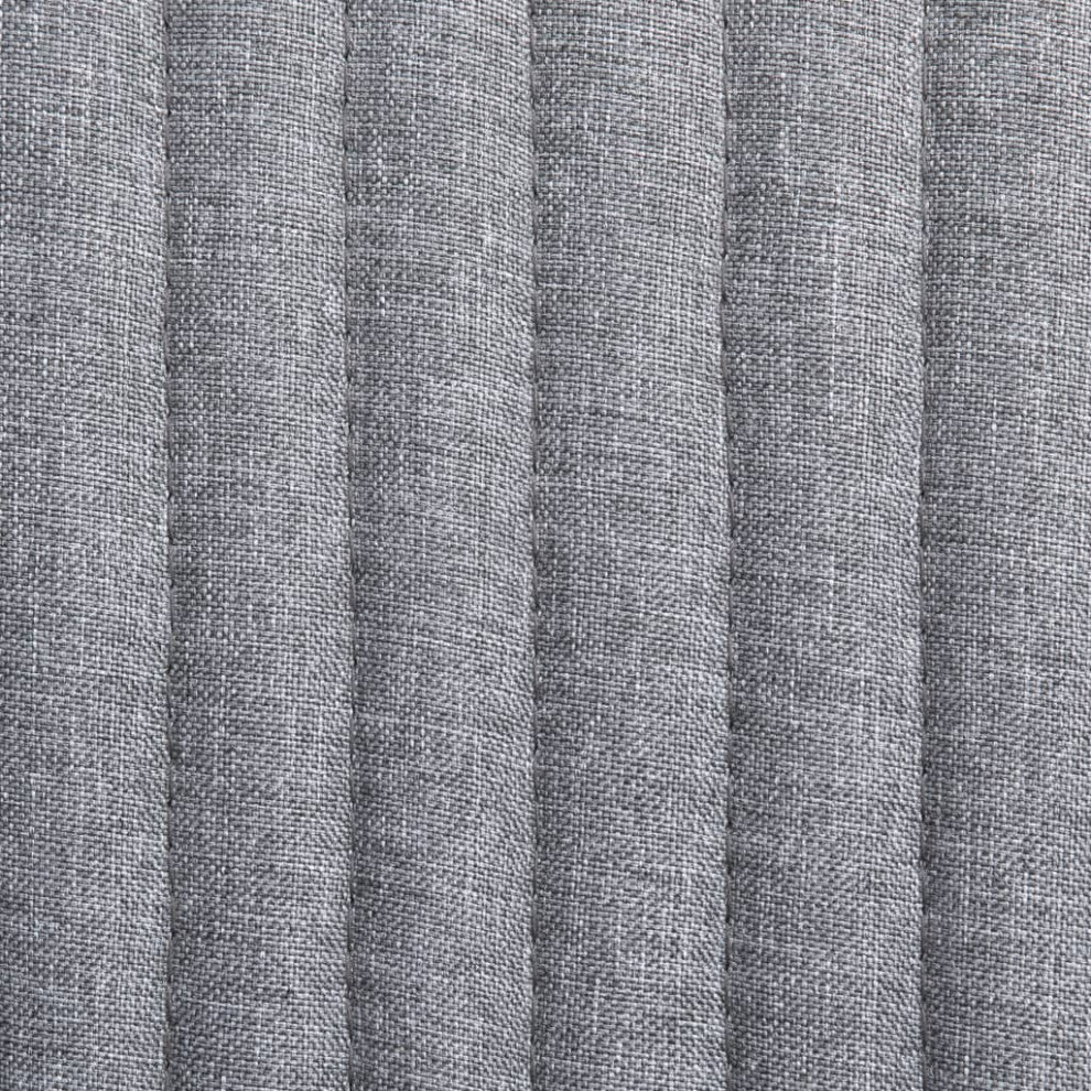 vidaXL Dining Chairs 4 pcs Light Gray Fabric