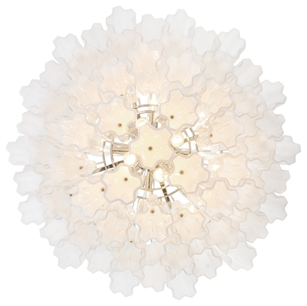 Crystorama Lighting Group ADD-312-WH Addis 12 Light 27"W - Aged Brass