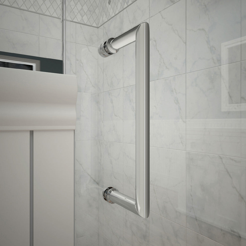 DreamLine 23" to 30" Frameless Hinged Sliding Shower Door, SHDR-20307210F-01