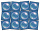 Flagship Carpets CW1848-15S12 Stay In Your Bubble, Set of 12