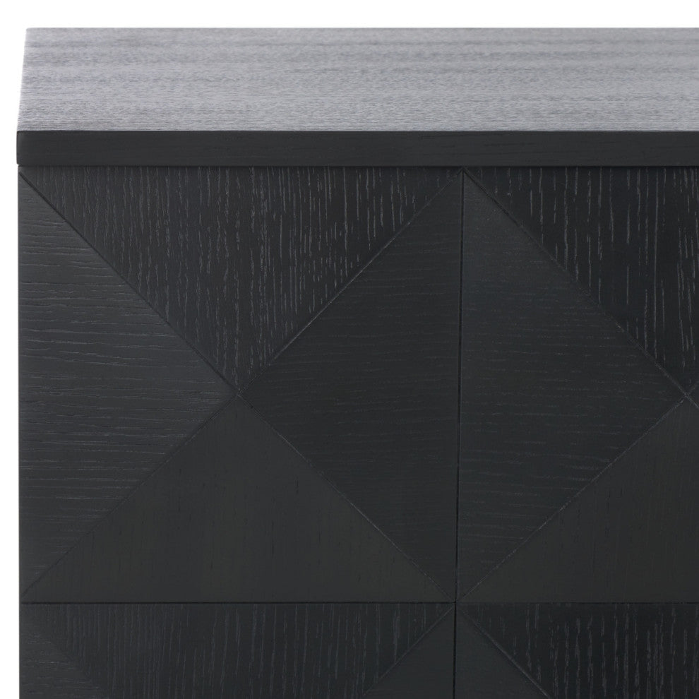 Safavieh Couture Patty 4 Door Sideboard, Black