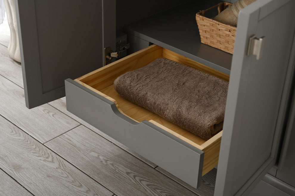 Milano Transitional Gray 36" Single Vanity