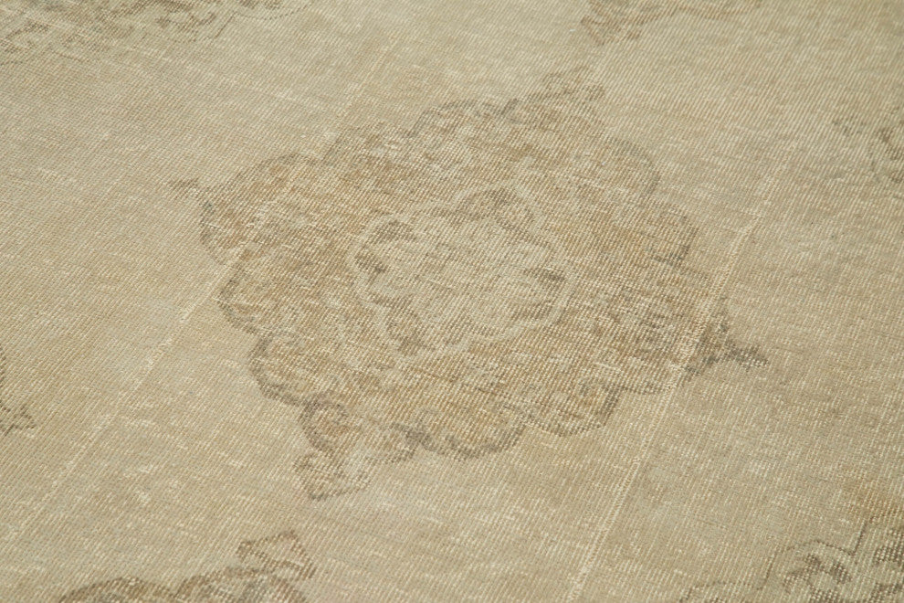 Rug N Carpet - Hand-knotted Turkish 4' 7" x 12' 2" Vintage Runner Rug