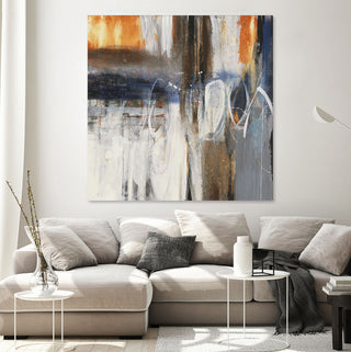 Back to the Future - 54 x 54 by Liz Jardine