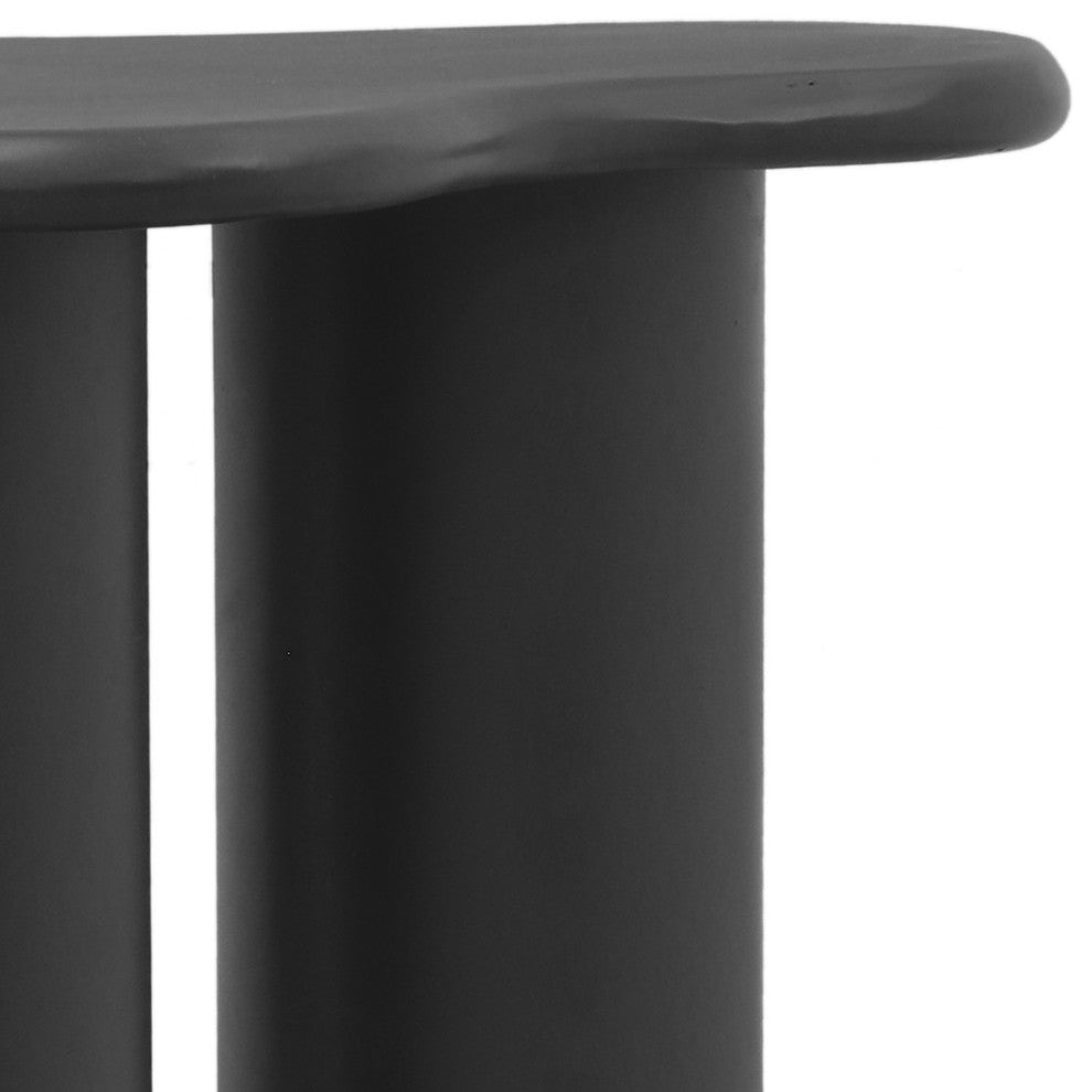 Romaine Coffee / End Table, Black, End Table