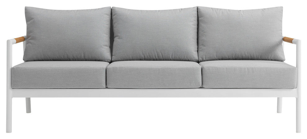 Royal 4 Piece Outdoor Seating Set, White