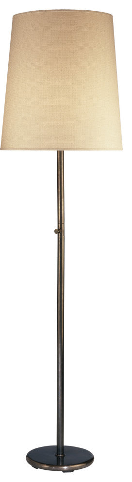 Rico Espinet Buster Floor Lamp, Deep Patina Bronze/Muslin
