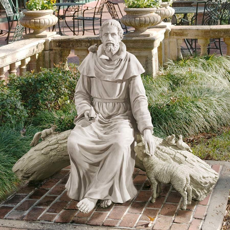 In Natures Sanctuary St Francis Statue
