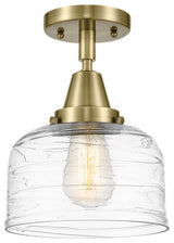 Innovations 447-1C-AB-G713 1-Light Flush Mount, Antique Brass