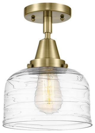 Innovations 447-1C-AB-G713 1-Light Flush Mount, Antique Brass