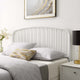 Headboard, Full Size, Metal, White, Modern Farmhouse, Bedroom Master Suite