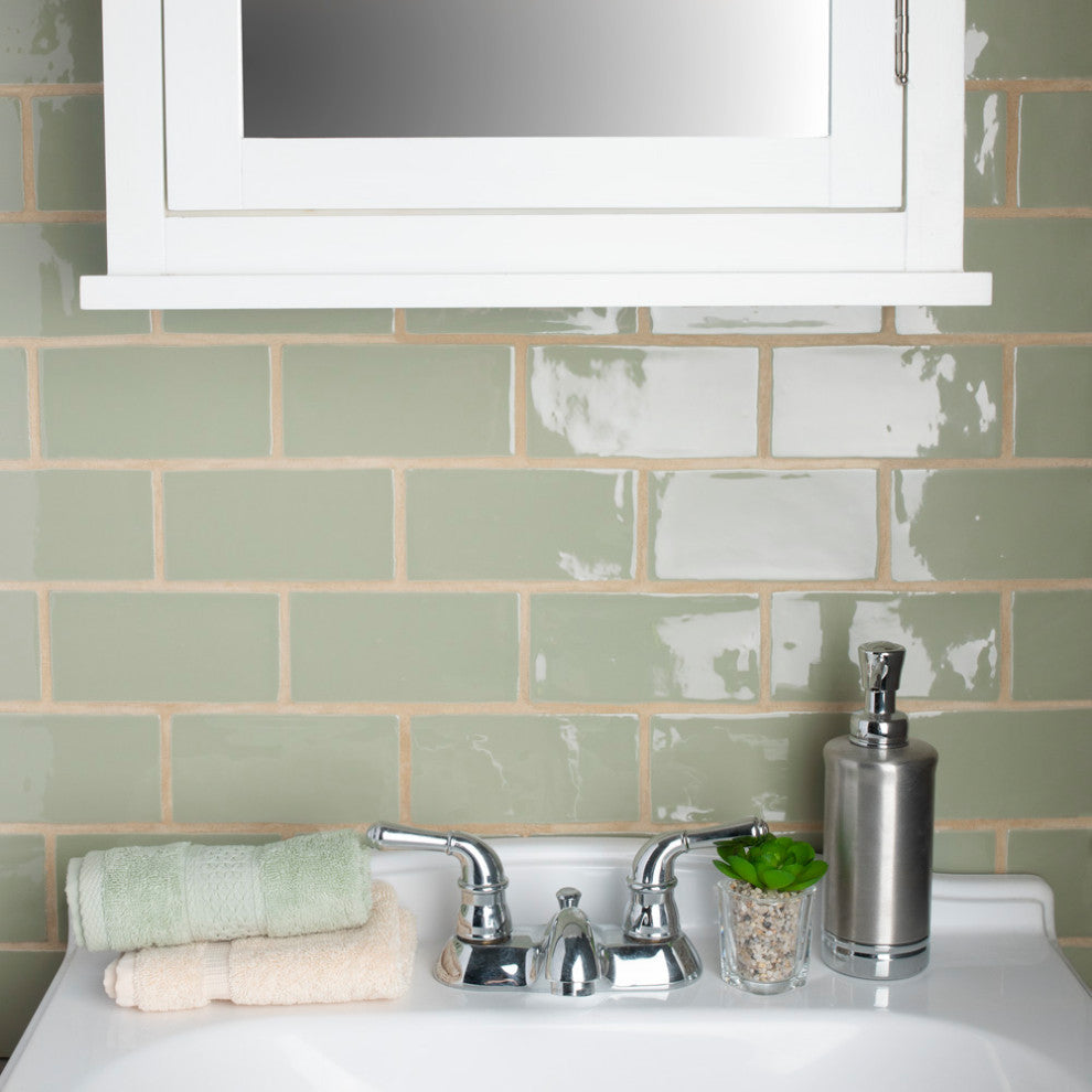 Chester Sage Ceramic Wall Tile