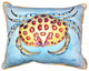 Betsy Drake Calico Crab Extra Large Pillow 20 X 24
