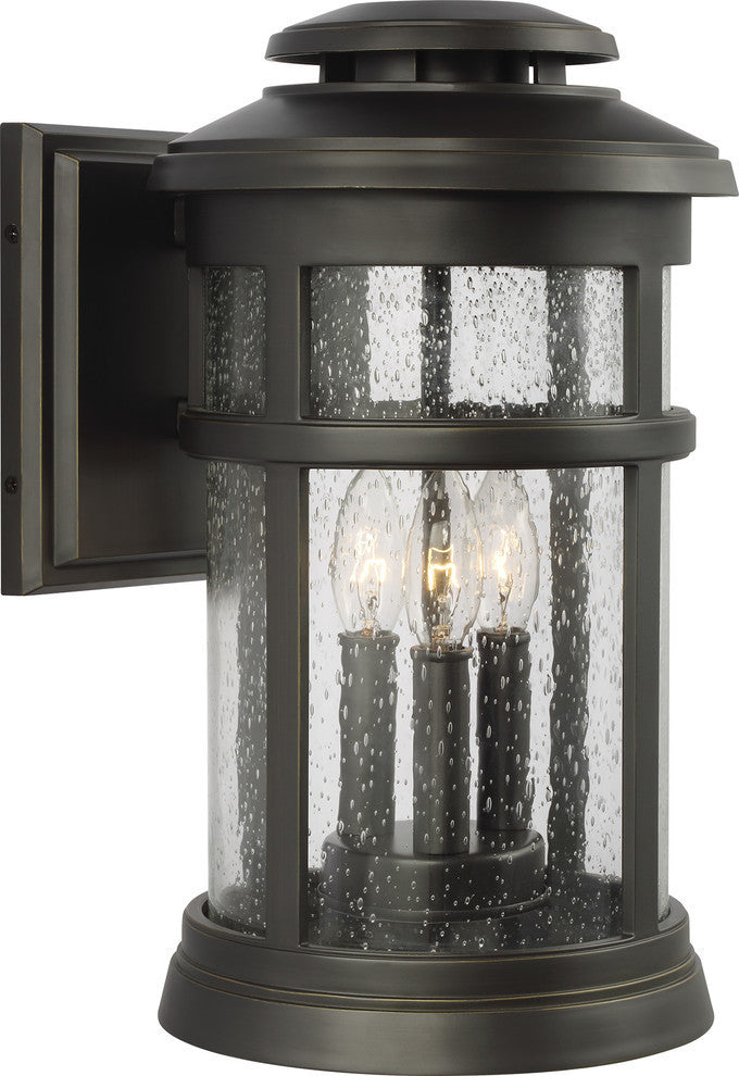 Murray Feiss Newport Three Light Outdoor Wall Sconce OL14302ANBZ
