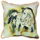 Betsy Drake Mare and Colt Horses Extra Large 22 X 22 Indoor / Outdoor Pillow
