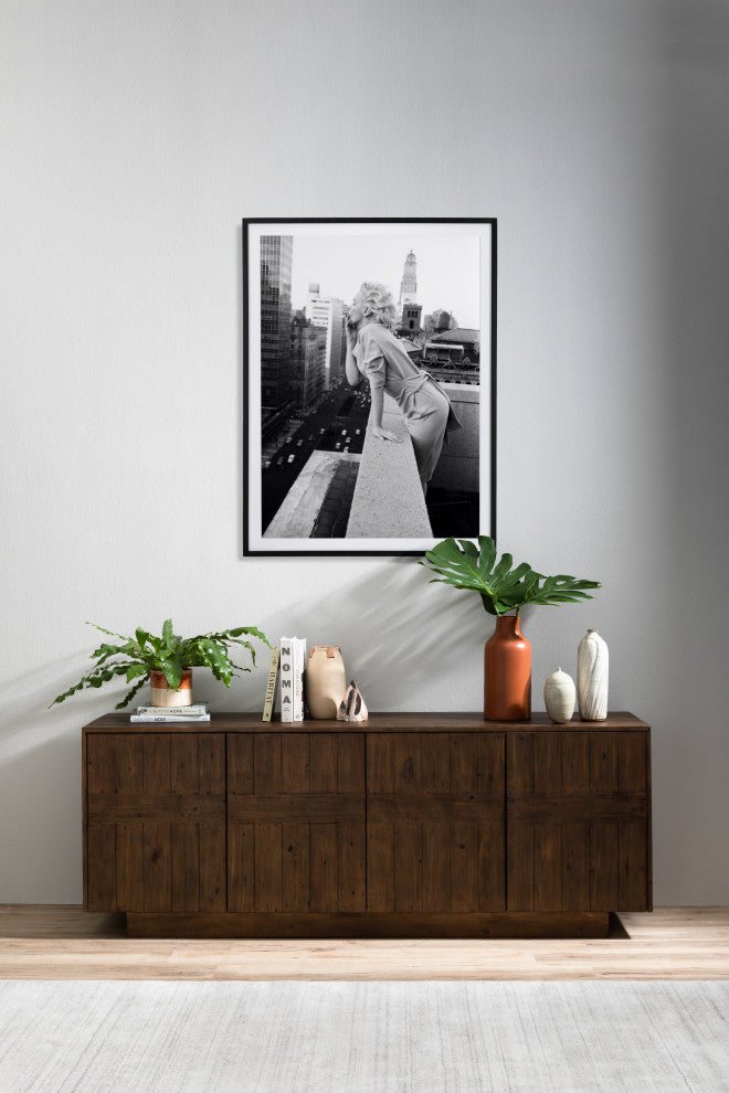 Marilyn On The Roof Ii By Getty Images