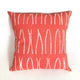 Sadza Lines Pillow Madagascar Coral