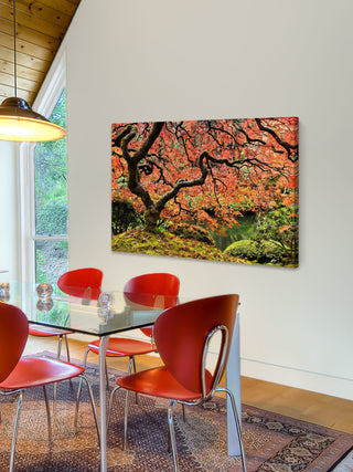 "Autumn Magnificence" Painting Print on Canvas