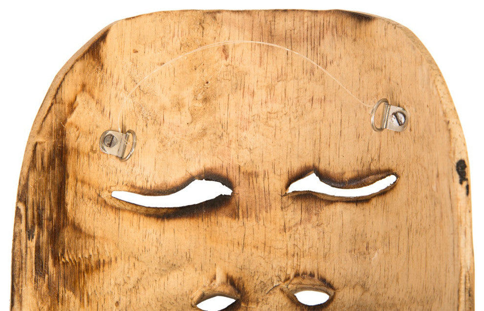 Indonesian Masks, Assorted, Gray Stone Effect