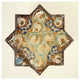"Star Tile with Animal Motifs" Print 13th Century Persian Artisan, 26"x26"