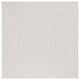 Safavieh Braided BRA201 Rug Machine-Washable, Ivory/Light Grey, 9' Square