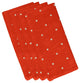 Dorothy Dot, Geometric Print Napkin, Orange, Set of 4