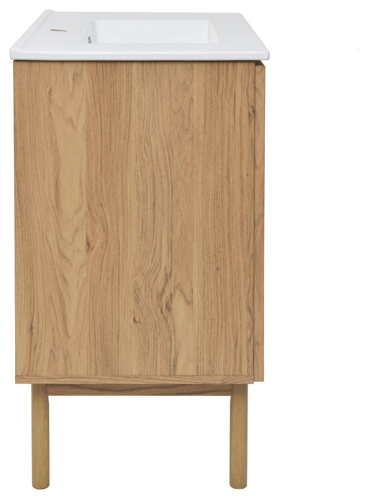 Classe 30" Bathroom Vanity, Oak