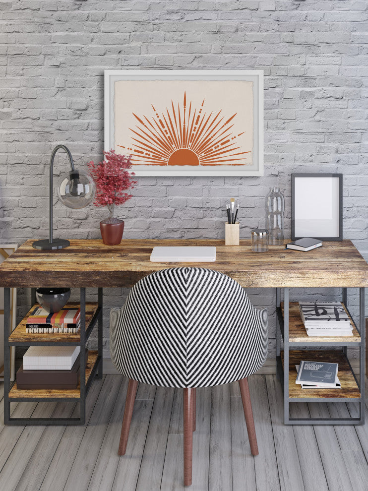 "The Sun Rays" Framed Painting Print, 12x8