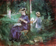 Berthe Morisot Woman and Child in a Garden, 20"x25" Wall Decal