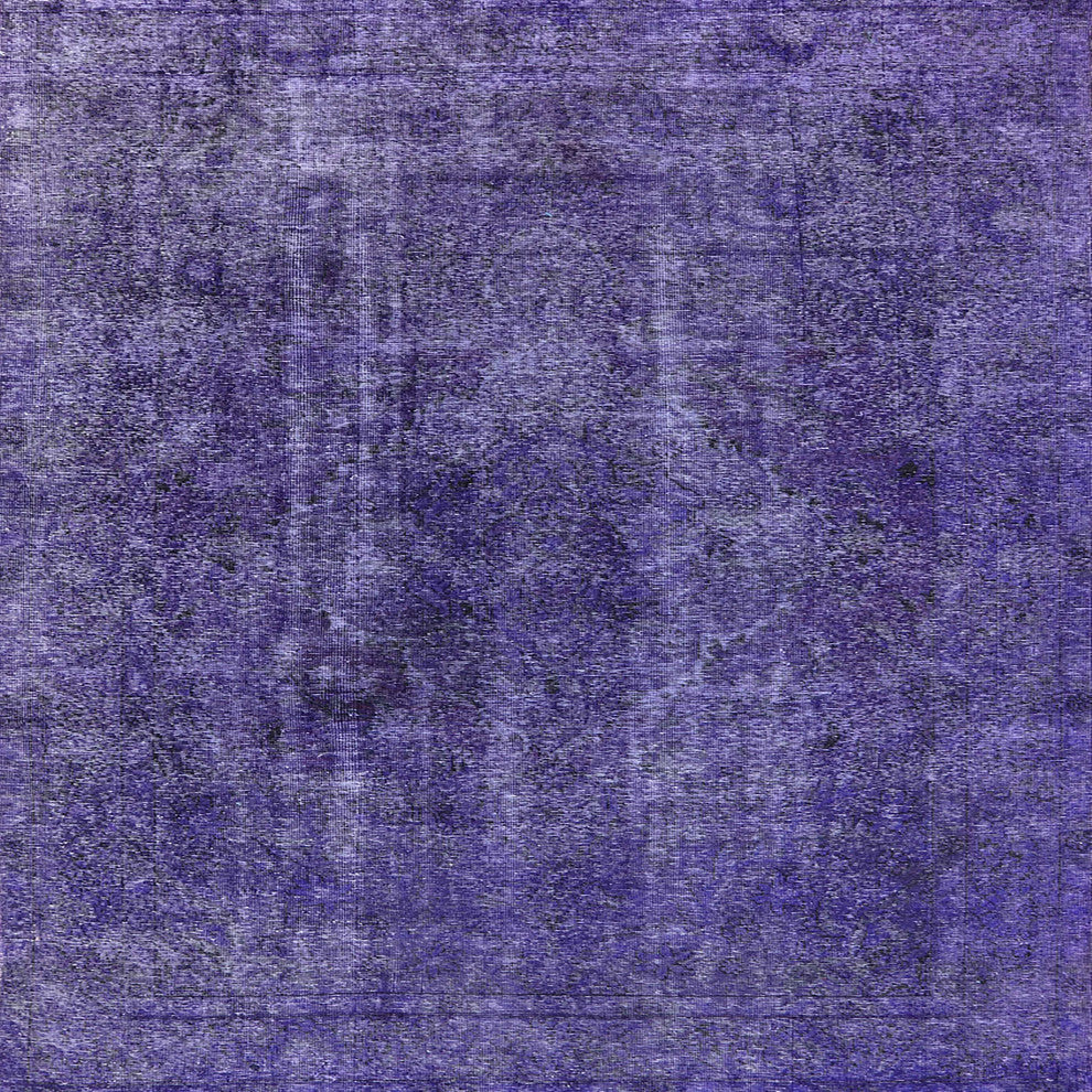 Ahgly Company Indoor Square Mid-Century Modern Area Rugs, 8' Square