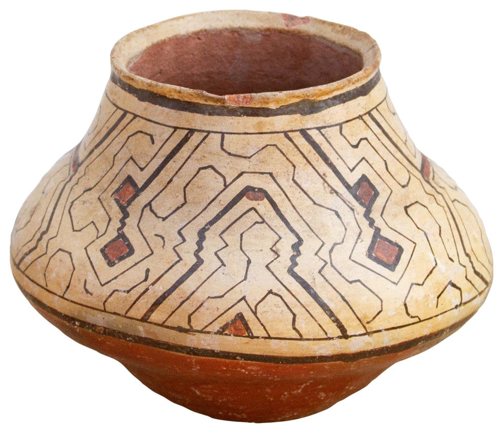 Mid-Century Glazed Peruvian Bowl