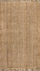 Para Hand Woven Area Rug, Natural, 5 X 8