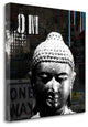 "Urban Buddha I" By Linda Woods, Giclee Print on Gallery Wrap Canvas