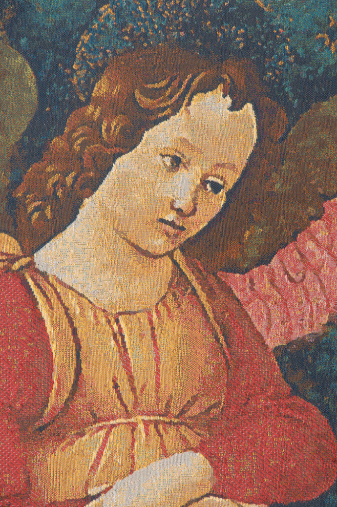 Angels Altarpiece Vertical Belgian Wall Tapestry