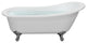 HEATGENE Acrylic Freestanding Bathtub Vintage Bathtub Contemporary, 61 Inches
