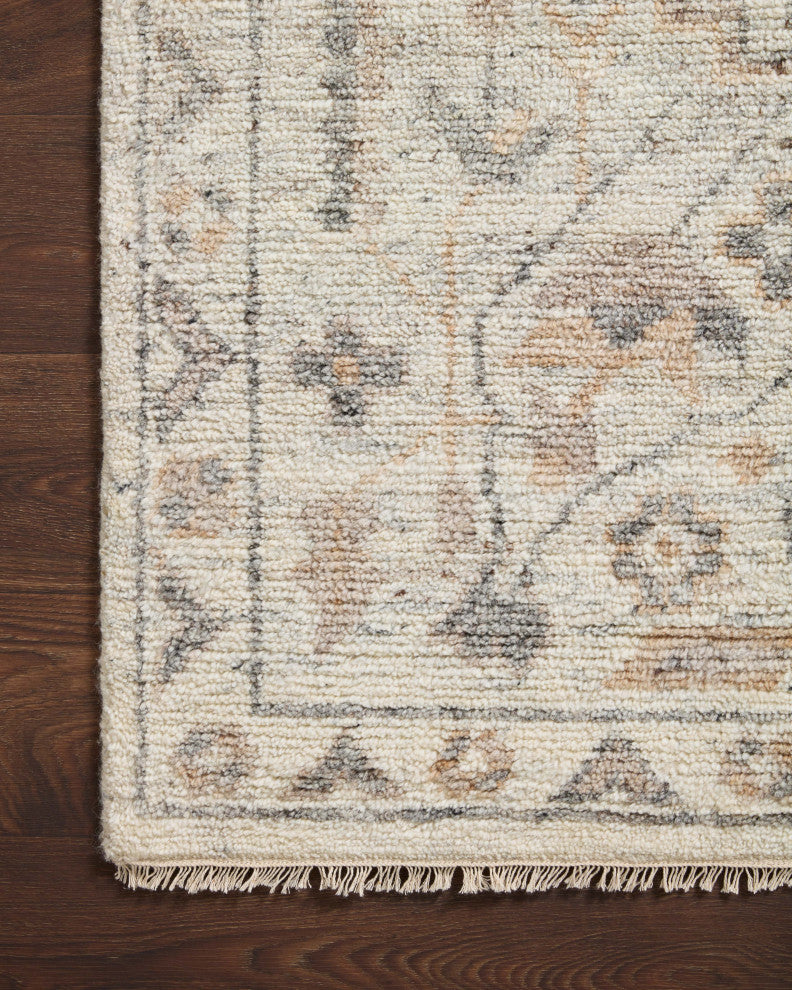 Loloi Marco Ivory / Taupe 18" x 18" Sample Rug