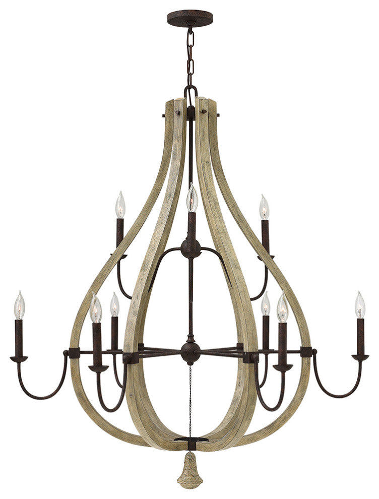 Fredrick Ramond Middlefield Large Open Frame Two Tier, Iron Rust*