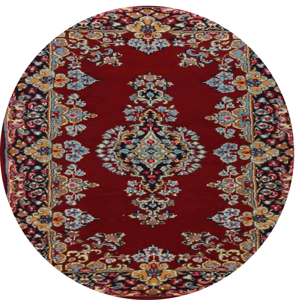 Ahgly Company Indoor Round Traditional Area Rugs, 4' Round
