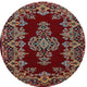 Ahgly Company Indoor Round Traditional Area Rugs, 4' Round