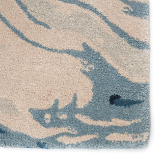 Jaipur Living Atha Handmade Blue/Gray Rug, 9'x13'