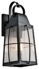 Kichler Tolerand Outdoor Wall 1-Light, Textured Black