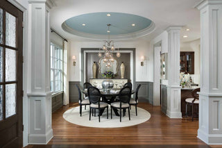 Palma 60" Round Dining Table, Ebony Oak