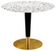 Zinque 40" Round Terrazzo Dining Table