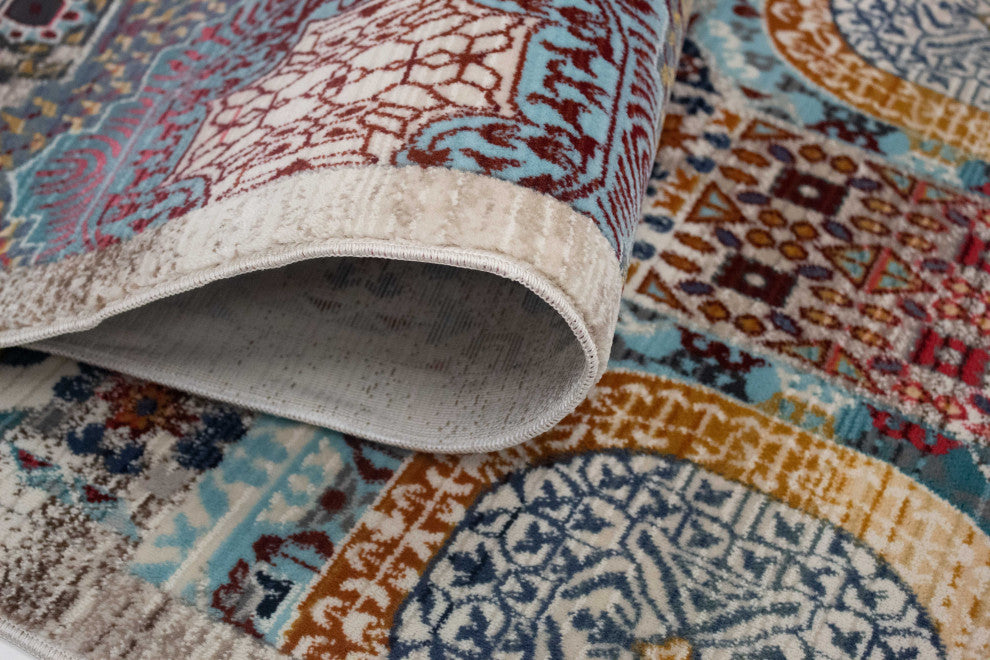 Noori Rug Latif Evonne Ivory/Blue Rug