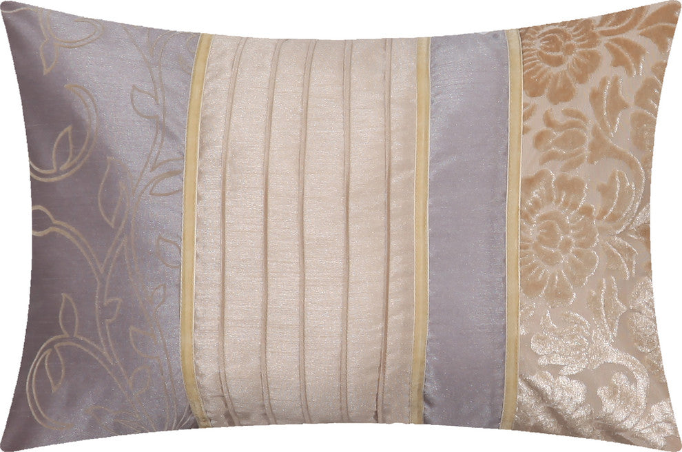 Riley 7-Piece Bedding Comforter Set, Sand, Queen