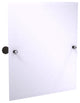 Carolina Crystal Frameless Tilt Mirror with Beveled Edge, Oil Rubbed Bronze