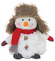 Plush Snowman With Hat and Scarf, Set of 2