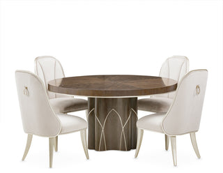 Villa Cherie Round Dining Table - Hazelnut